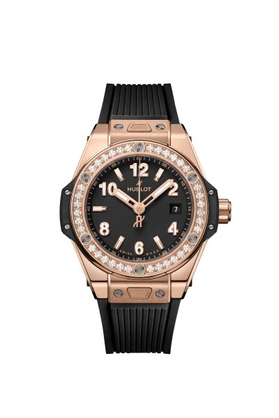 hublot classic pink gold and diamonds|Big Bang One Click Aluminium Pink Diamonds 33 mm .